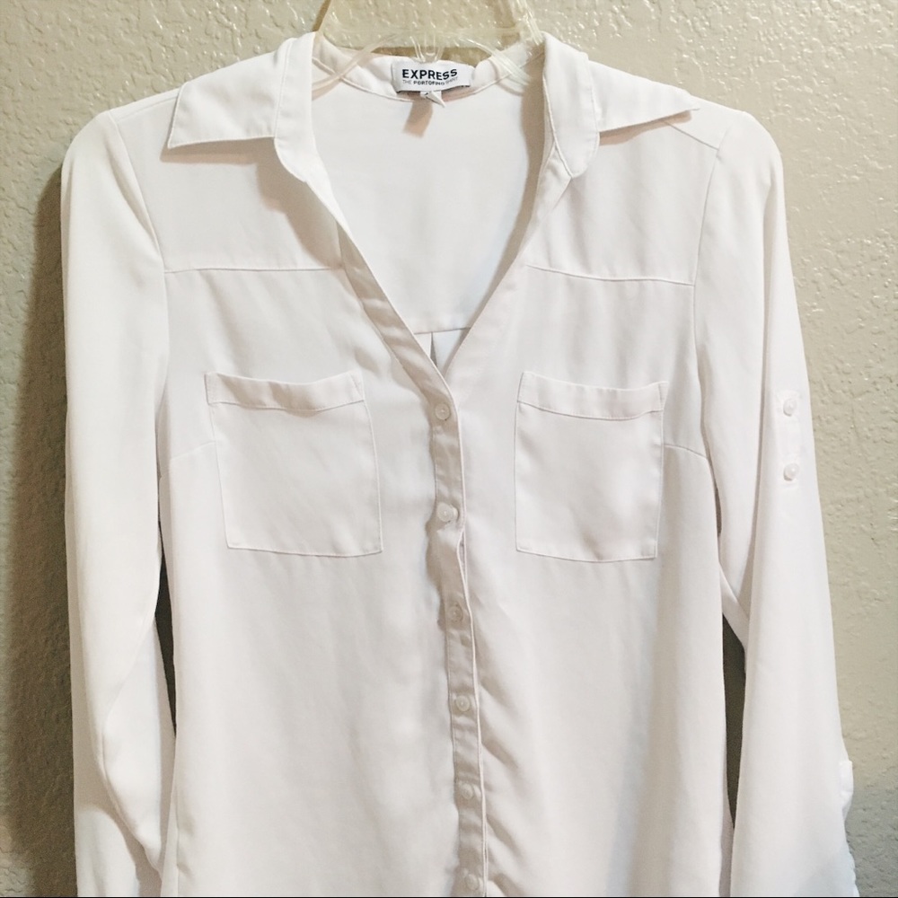 White express portofino button up